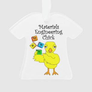 Materials Engineering Chick  Ornament