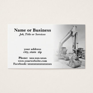 matériel de construction de la pelle arrière en no