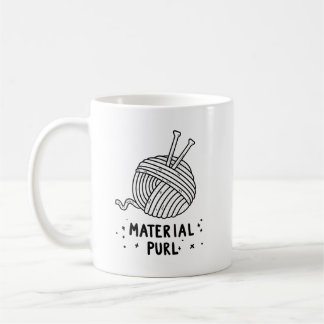 Matériel Purl Fabrique Tricot Pun Mug