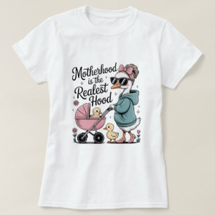 Maternité Réelle Maman Canard de Quartier T-Shirt
