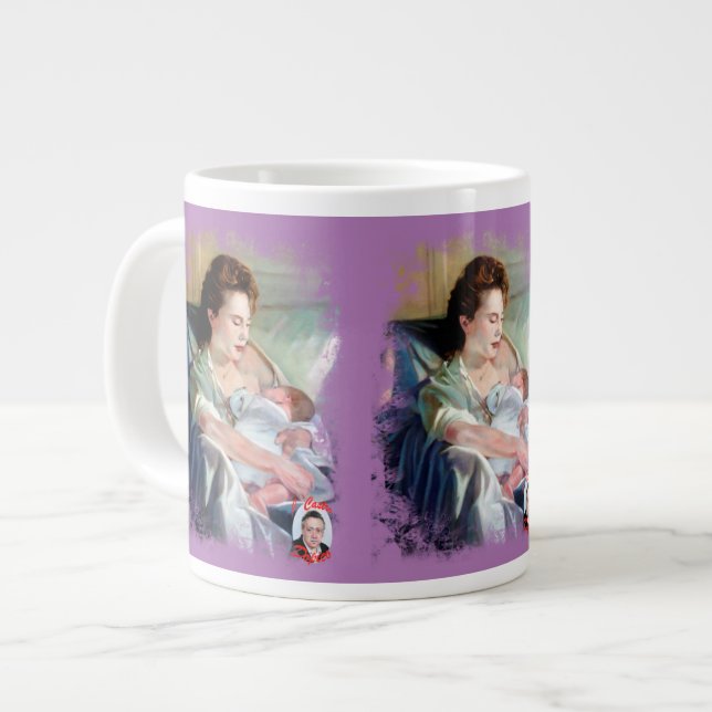 Maternity Large Coffee Mug (Front Left)
