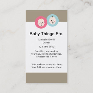 Maternity Store Business Cards