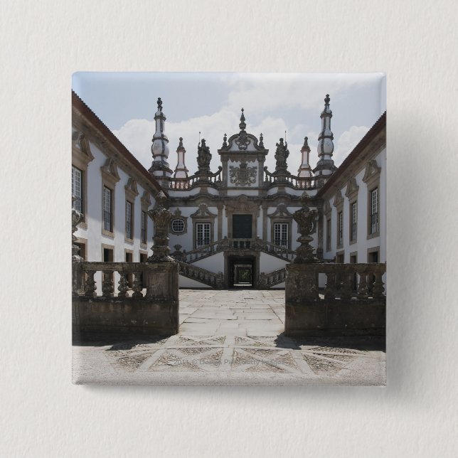 Mateus Palace 2 Inch Square Button (Front)