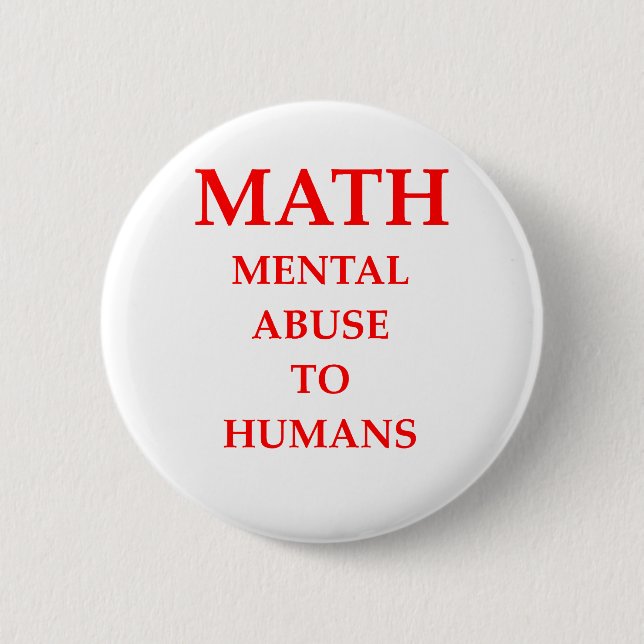 MATH 2 INCH ROUND BUTTON (Front)