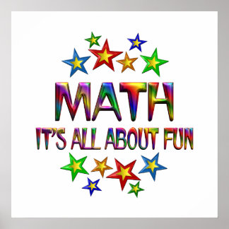 Math Is Fun Posters | Zazzle Canada