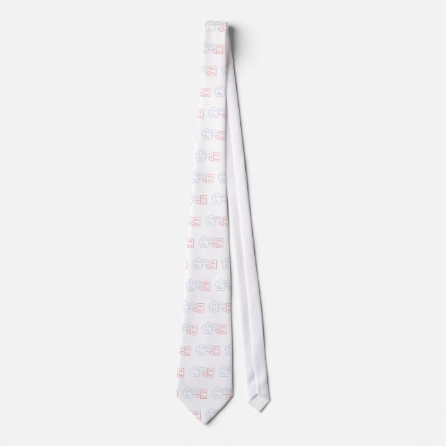 Math and English Pun Tie (Front)