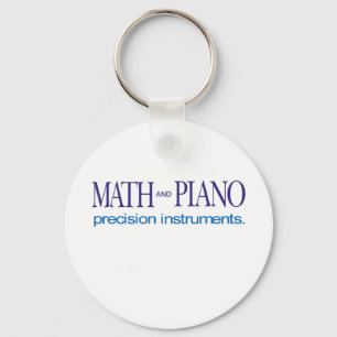 Math and Piano _ precision instruments Keychain
