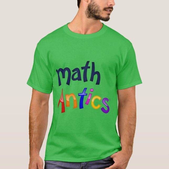 Math Antics Colourful Logo T-Shirt (Front)