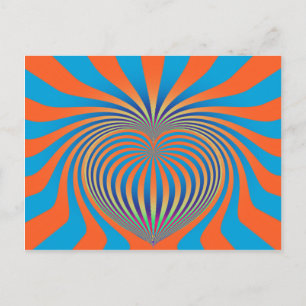 MATH ART HEART postcard