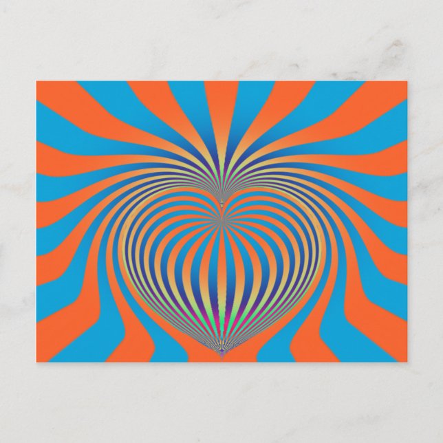 MATH ART HEART postcard (Front)