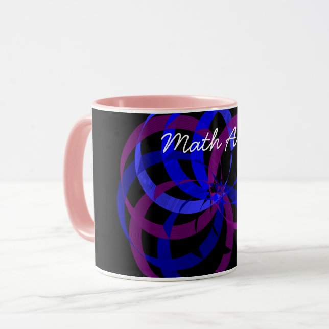 Math Art Ring Coffee Mug (Front Left)