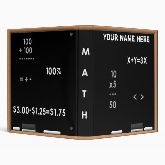 Math blackboard binder (Background)