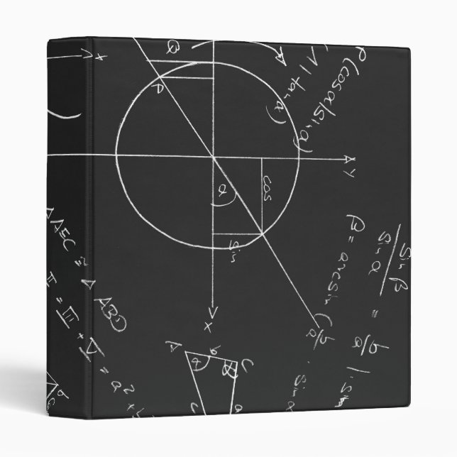 Math blackboard binder (Front/Spine)