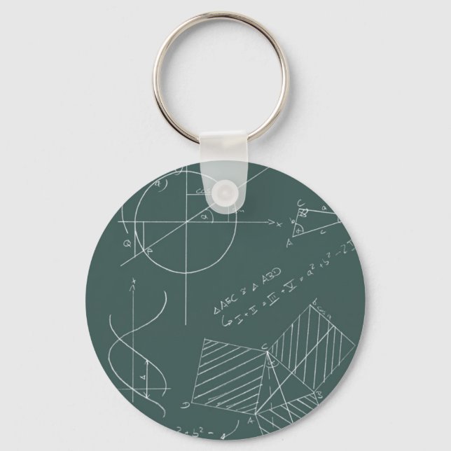 Math blackboard keychain (Front)