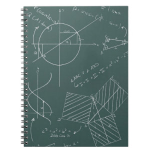 Math blackboard notebook