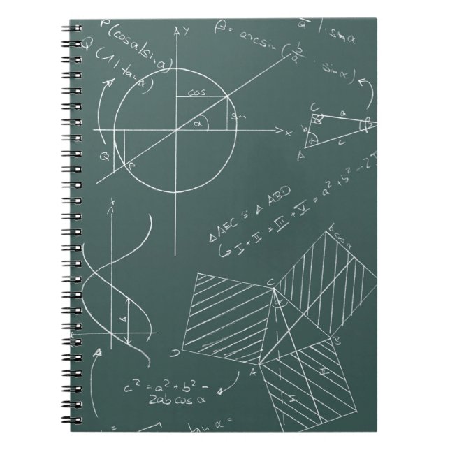 Math blackboard notebook (Front)