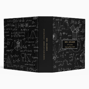Math Calculus Algebra Classeur enseignant de l'éco