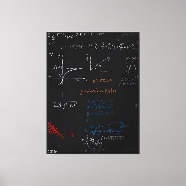Math Canvas Print (Front)