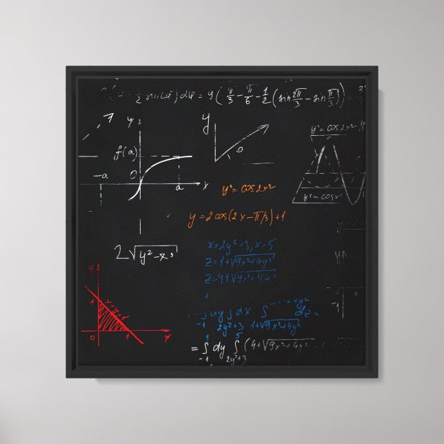 Math Canvas Print (Front)