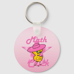 Math Chick #8 Keychain