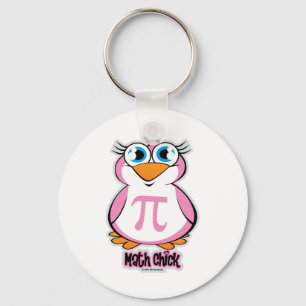 Math Chick Keychain