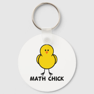 Math Chick Keychain