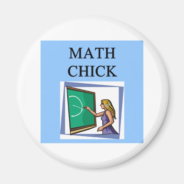 MATH CHICK MAGNET (Front)