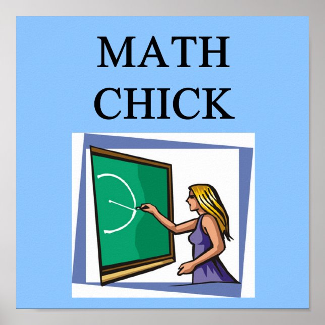MATH CHICK POSTER (Front)