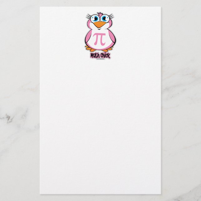 Math Chick Stationery (Front)