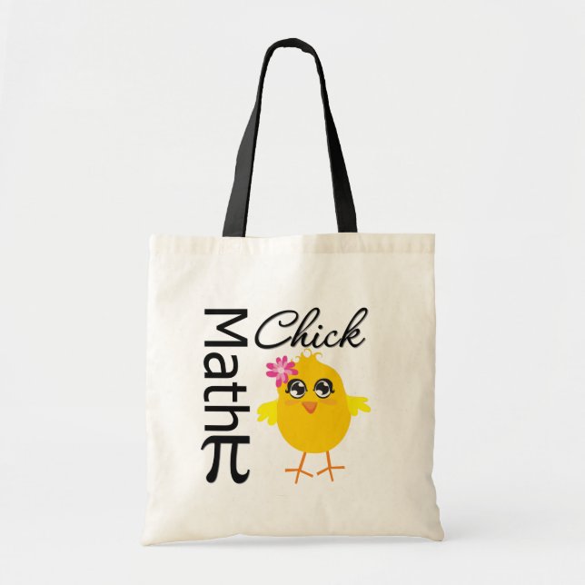 Math Chick Tote Bag (Front)