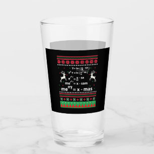 MATH CHRISTMAS GLASS