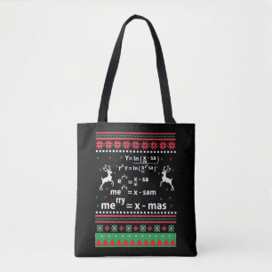MATH CHRISTMAS TOTE BAG