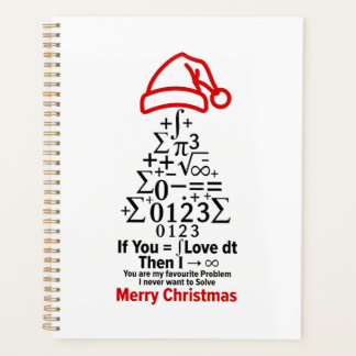Math Christmas Tree Planner - Love Gift