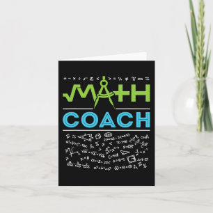 Math Coach Teacher Appreciation Back to School Card