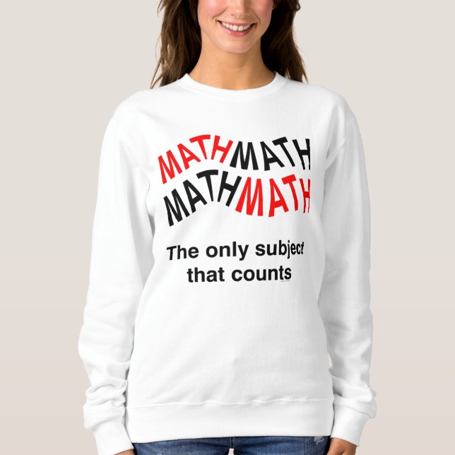 Math Counts Wavy Sweatshirt (Front)