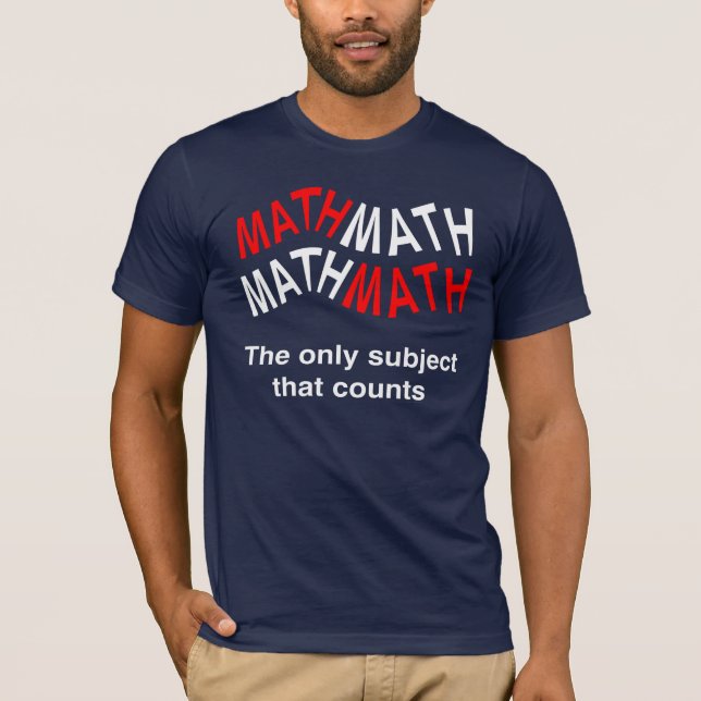 Math Counts Wavy T-Shirt (Front)