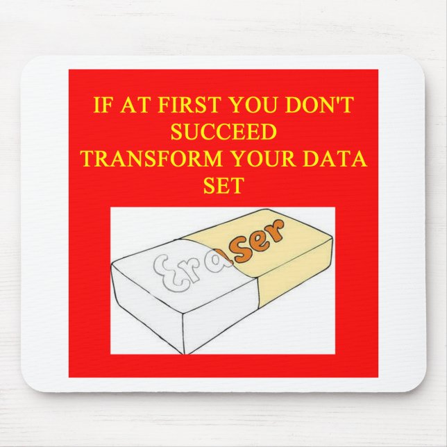 math data set mouse pad (Front)