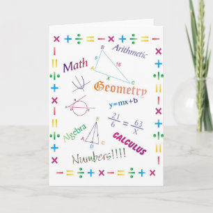 Math Design Card