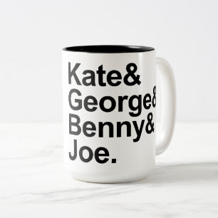 Math Detectives - Kate, George, Benny, and Joe Two-Tone Coffee Mug