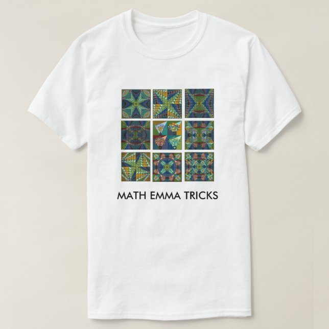 Math Emma Tricks - Energy is Em See Square T-Shirt (Design Front)