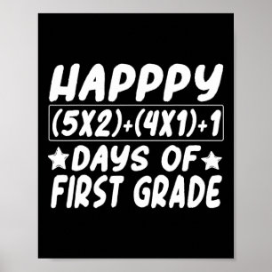 Math Equation Happy 100days Of School Schooling Ki Poster