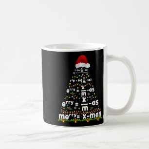 Math Equation Merry Xmas Season Teacher Christmas  Coffee Mug