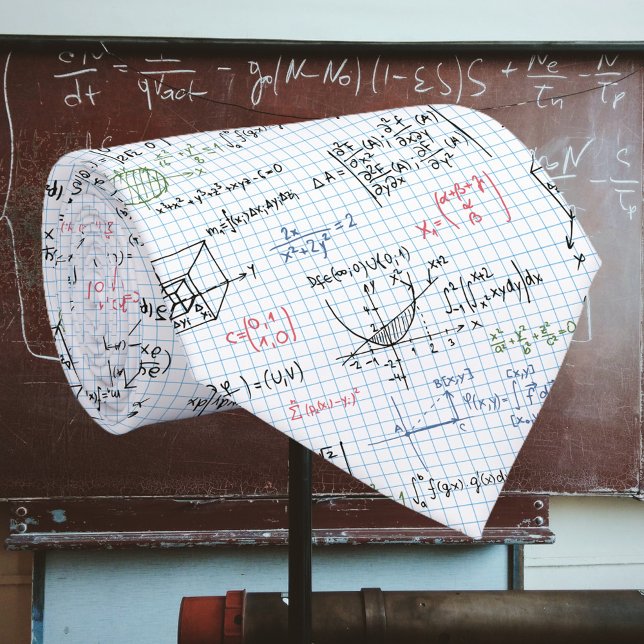 Math Equation Pattern Tie (Creator Uploaded)