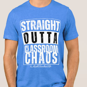 Math Favourite Teacher of the Year Quote Blue  Tri-Blend Shirt