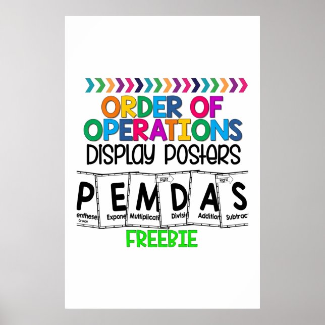 Math For High School display Poster (Front)