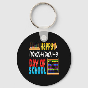 Math Formula 100 Days Of School For Teacher Studen Keychain