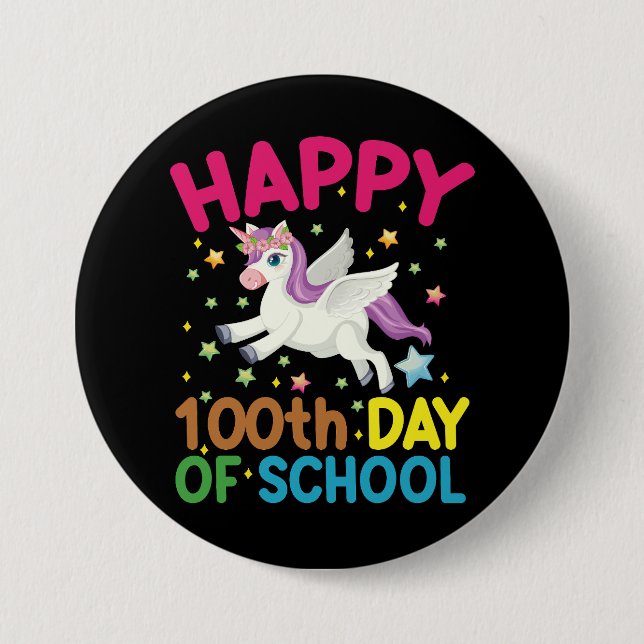 Math Formula 100 Days Of School Funny Math Teacher 3 Inch Round Button (Front)