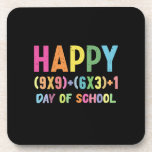 Math Formula 100 Days Of School Funny Math Teacher Coaster<br><div class="desc">Math Formula 100 Days Of School Funny Math Teacher 100th Day T-Shirt
Math Formula 100 Days Of School Funny Math Teacher</div>