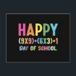 Math Formula 100 Days Of School Funny Math Teacher Invitation Postcard<br><div class="desc">Math Formula 100 Days Of School Funny Math Teacher 100th Day T-Shirt
Math Formula 100 Days Of School Funny Math Teacher</div>