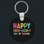 Math Formula 100 Days Of School Funny Math Teacher Keychain<br><div class="desc">Math Formula 100 Days Of School Funny Math Teacher 100th Day T-Shirt
Math Formula 100 Days Of School Funny Math Teacher</div>